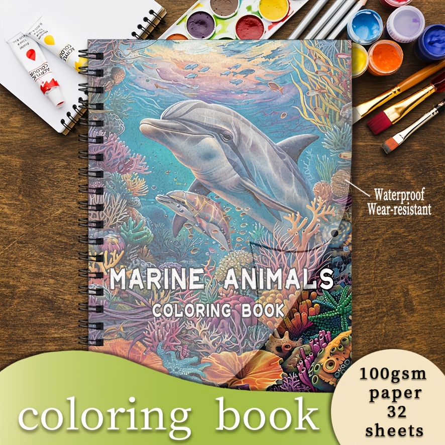 Adult Coloring Book Stress Relief - Coloring Book - 8.3 x 11.2