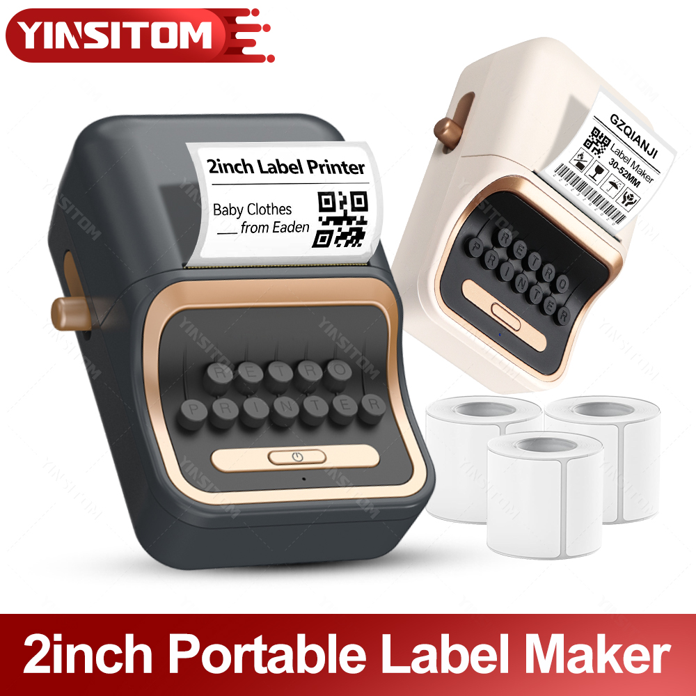 Mini Pocket Thermal Printer Paper Roll - 2inch Label Mini Printer Pocket Thermal