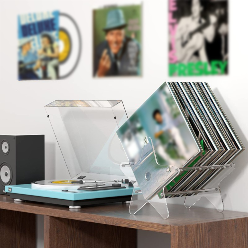 Clear Acrylic Book Stand Holder - 2025 New Durable Clear Acrylic Record
