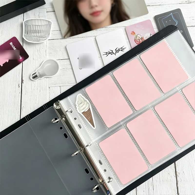 Kpop Photo Card Binder 3 Inch - 7 8 Slots Wide A5 D
