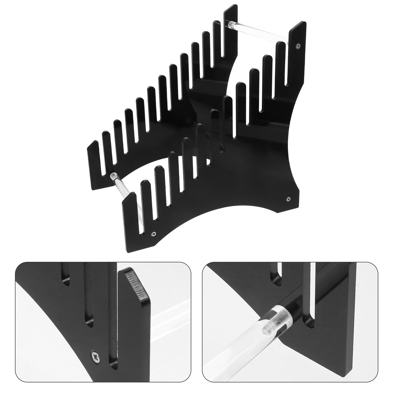 Magazines - Record Display Rack Acrylic Desktop Multi-Tiered