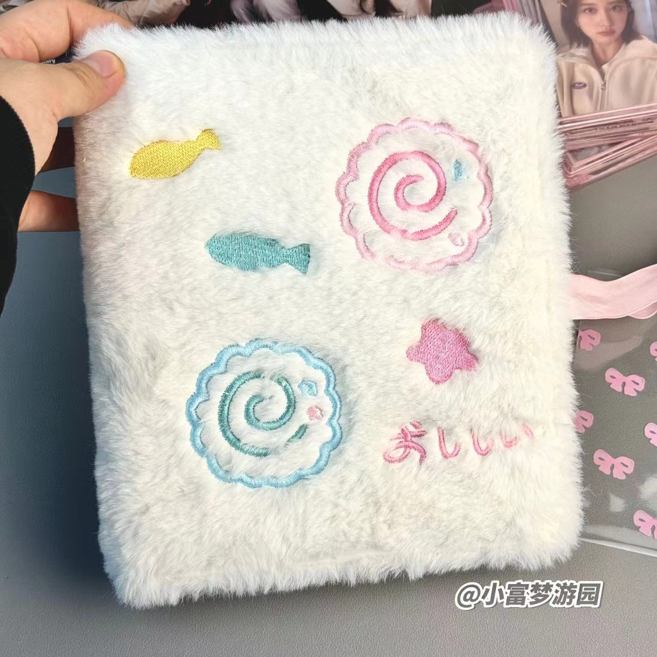 Kpop Photo Card Binder 3 Inch - Cute Plush Fish Card Book A5