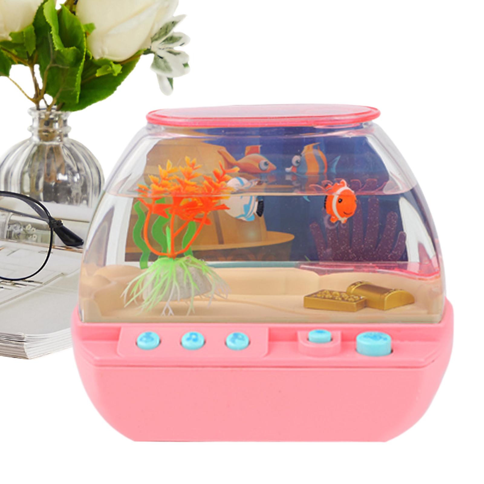 Music - Toy Fish Tank Home Decoration With