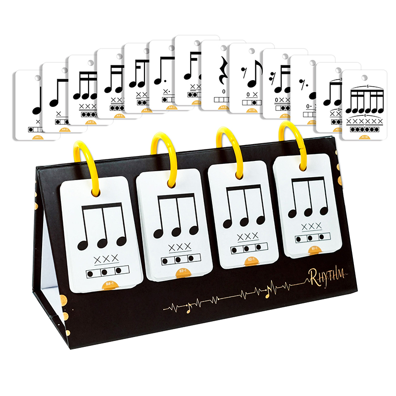Blank Sheet Music Notebook - 72Pcs Music Early Education Flashcards, Note