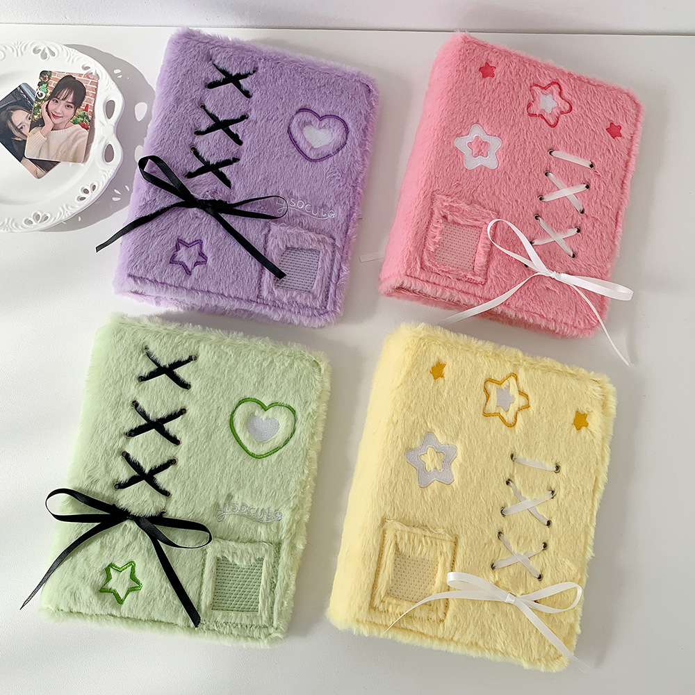 Kpop Photo Card Binder 3 Inch - Hisocute Original A5 Ballet Style Plush