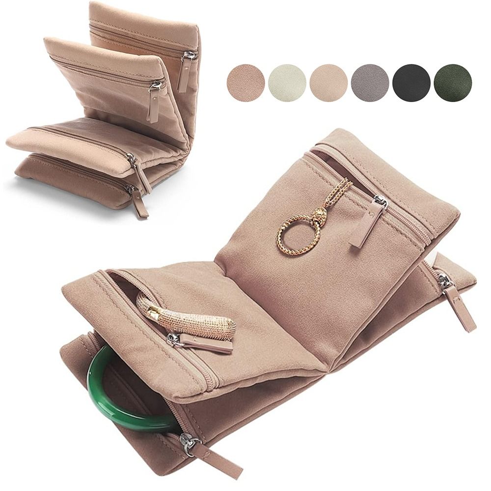 Books - Velvet Jewelry Organizer Book Design Foldable
