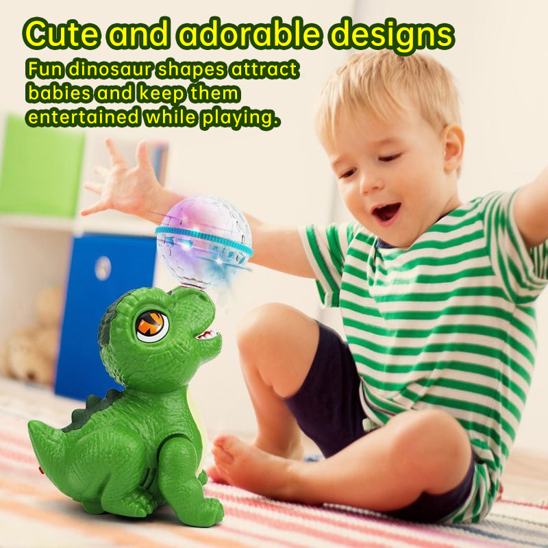 Music - Electric Dinosaur Top Ball Toy for