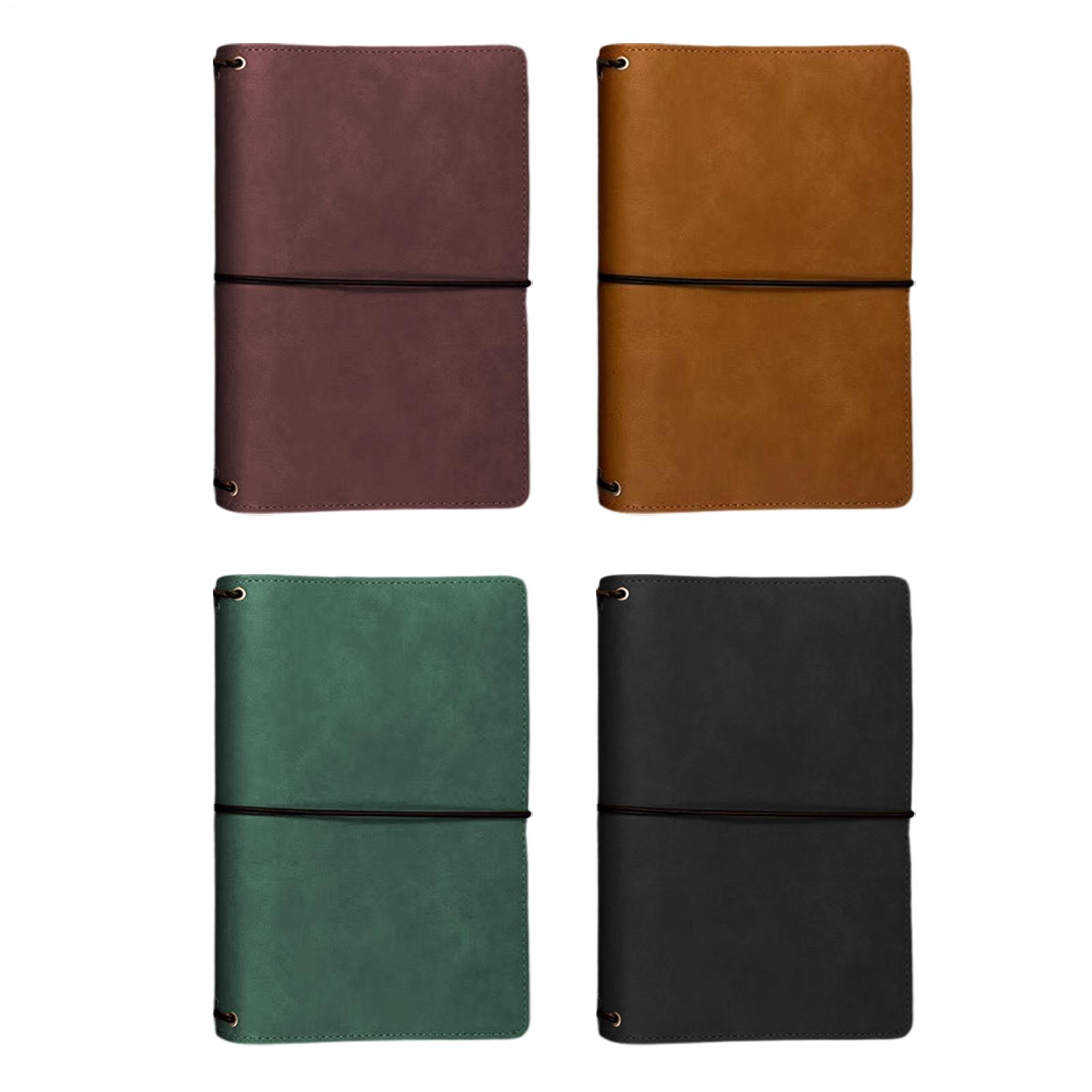 Vintage Leather Journal Notebook - A5 Notebook Cover Vintage PU Leather