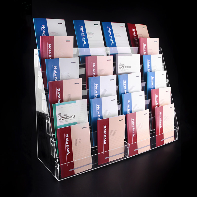 Stepped Clear Acrylic Notebook - Clear Acrylic Book Stand Holder review and price