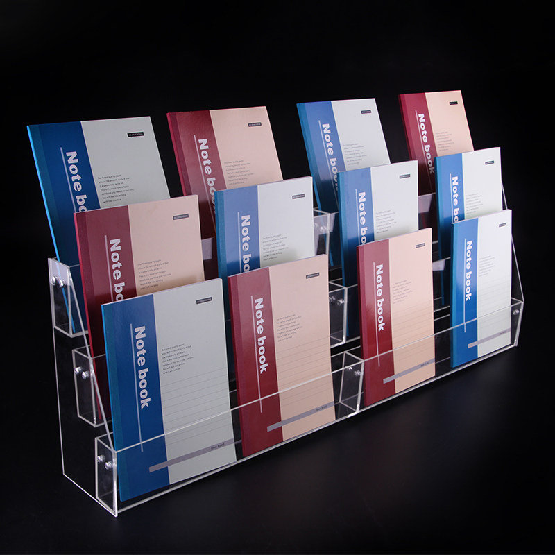 Stepped Clear Acrylic Notebook - Clear Acrylic Book Stand Holder review and price