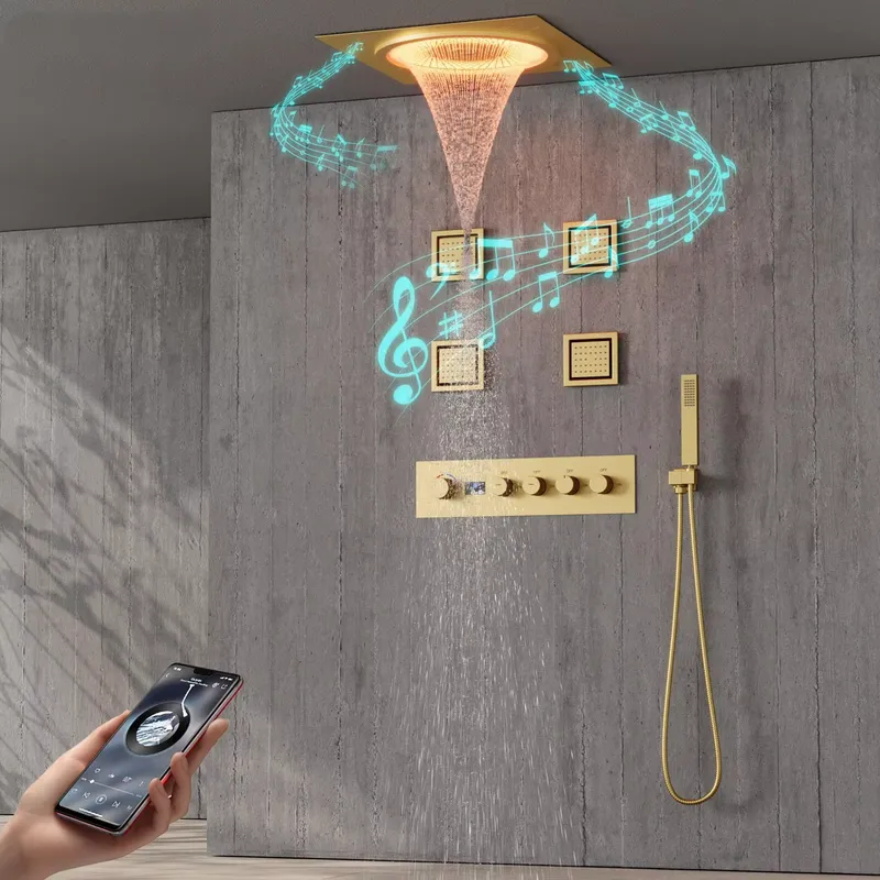 Smart LED Shower Set Bathroom  - Music review and price