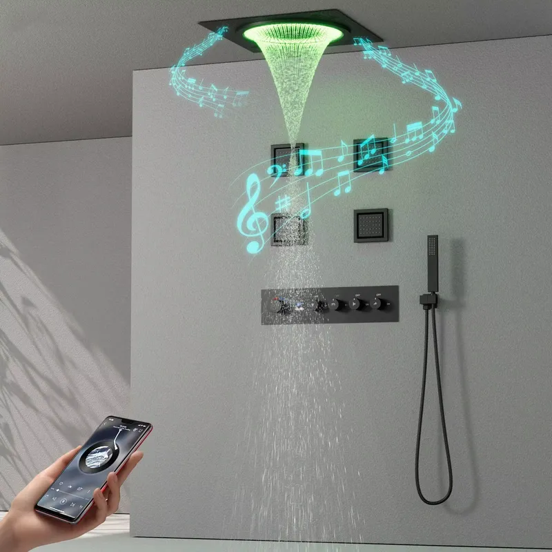 Smart LED Shower Set Bathroom  - Music review and price
