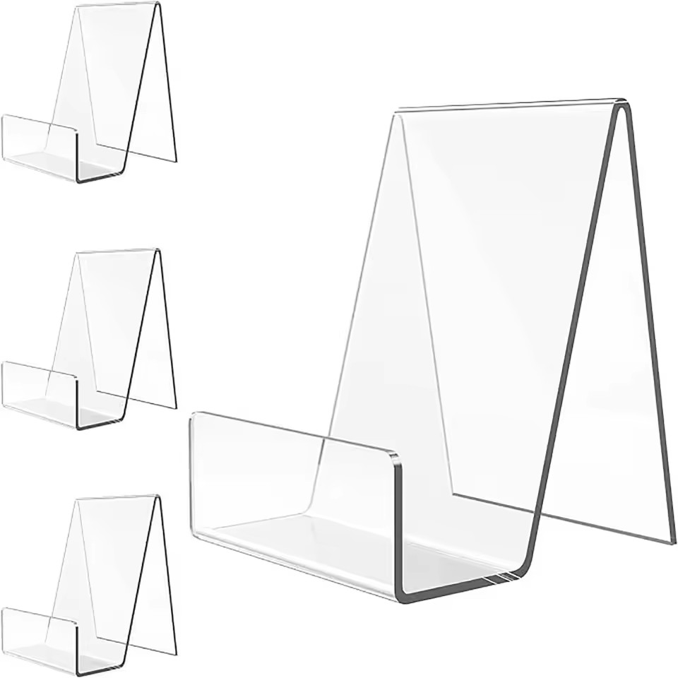 4pcs Acrylic Book Stand Book H - Clear Acrylic Book Stand Holder review and price