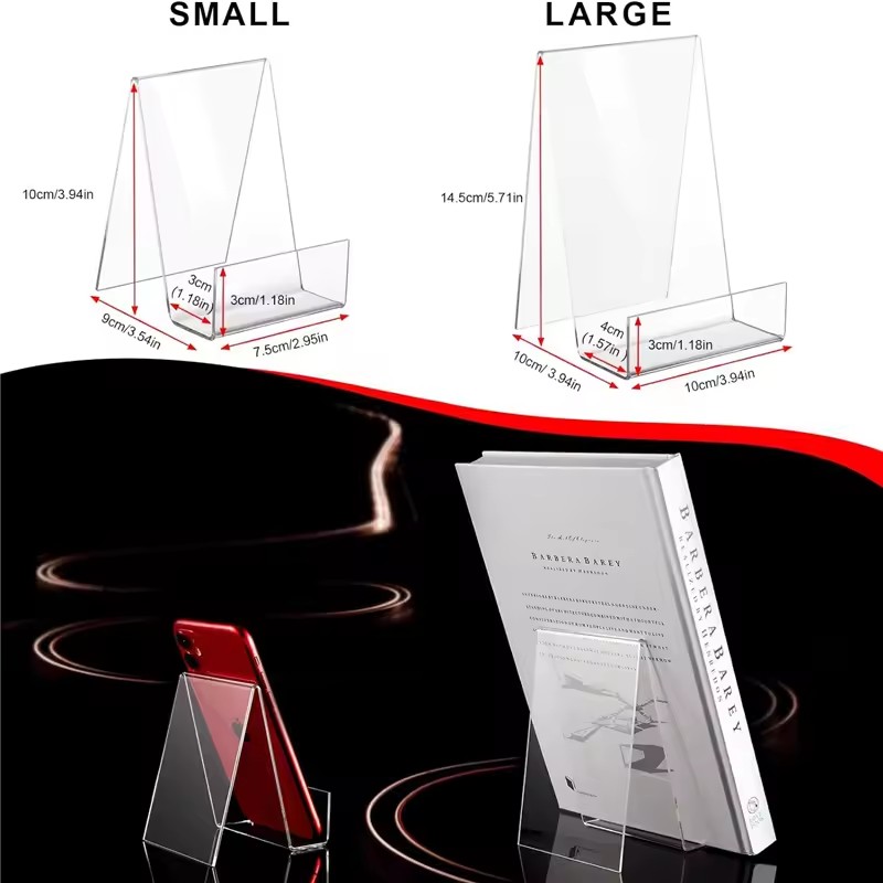 4pcs Acrylic Book Stand Book H - Clear Acrylic Book Stand Holder review and price