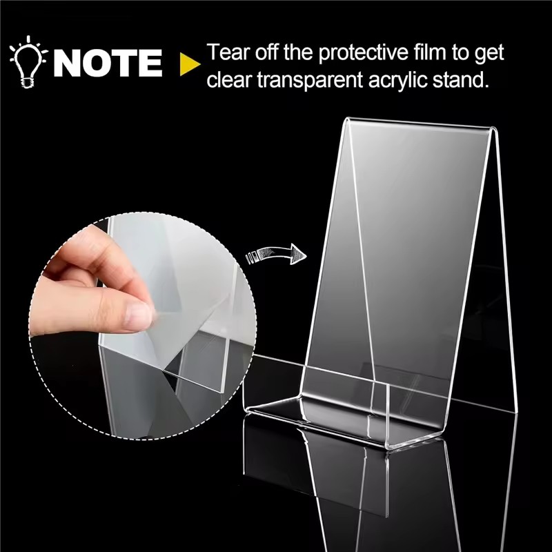 4pcs Acrylic Book Stand Book H - Clear Acrylic Book Stand Holder review and price