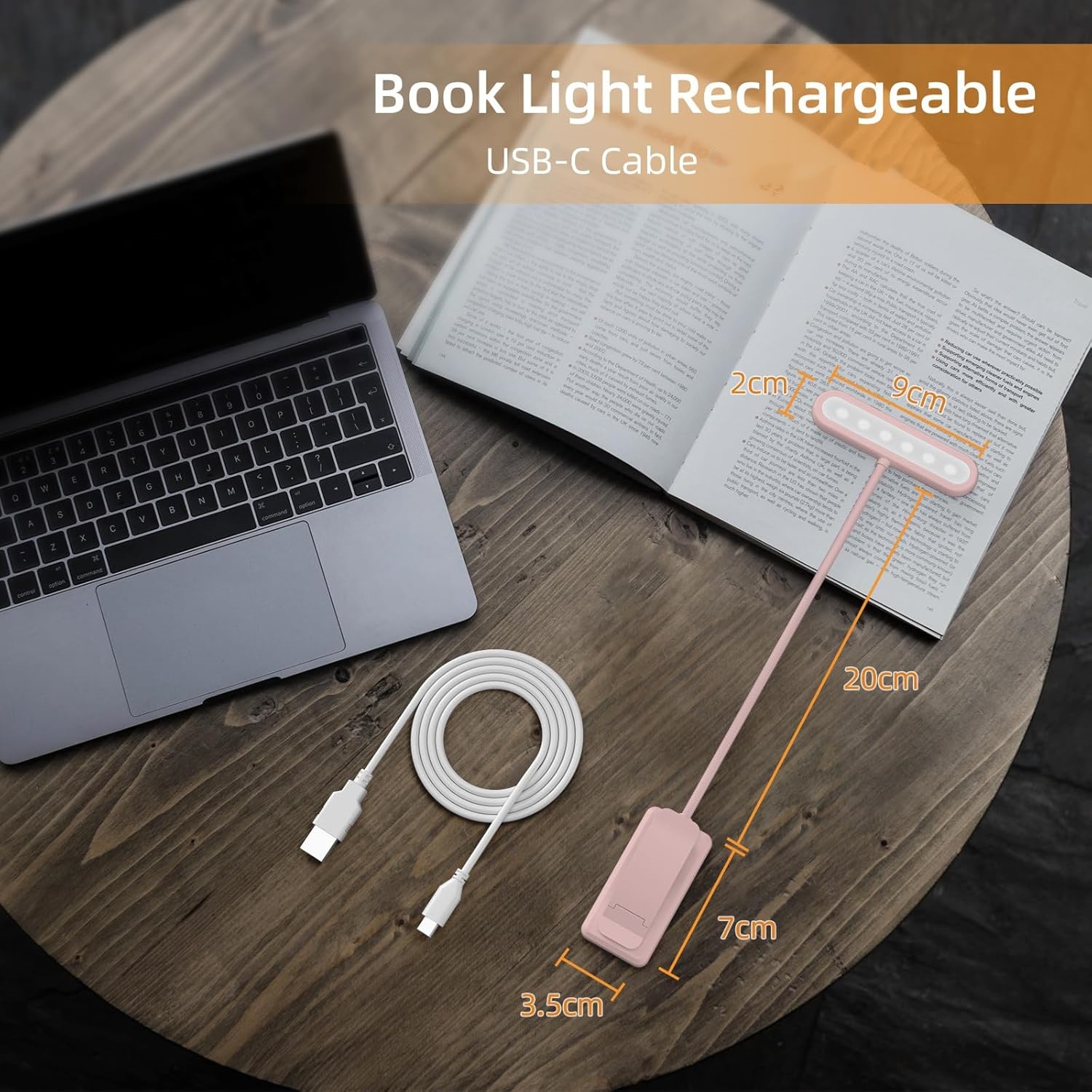 Reading Lamp Book Clamp Black/ - Books review and price