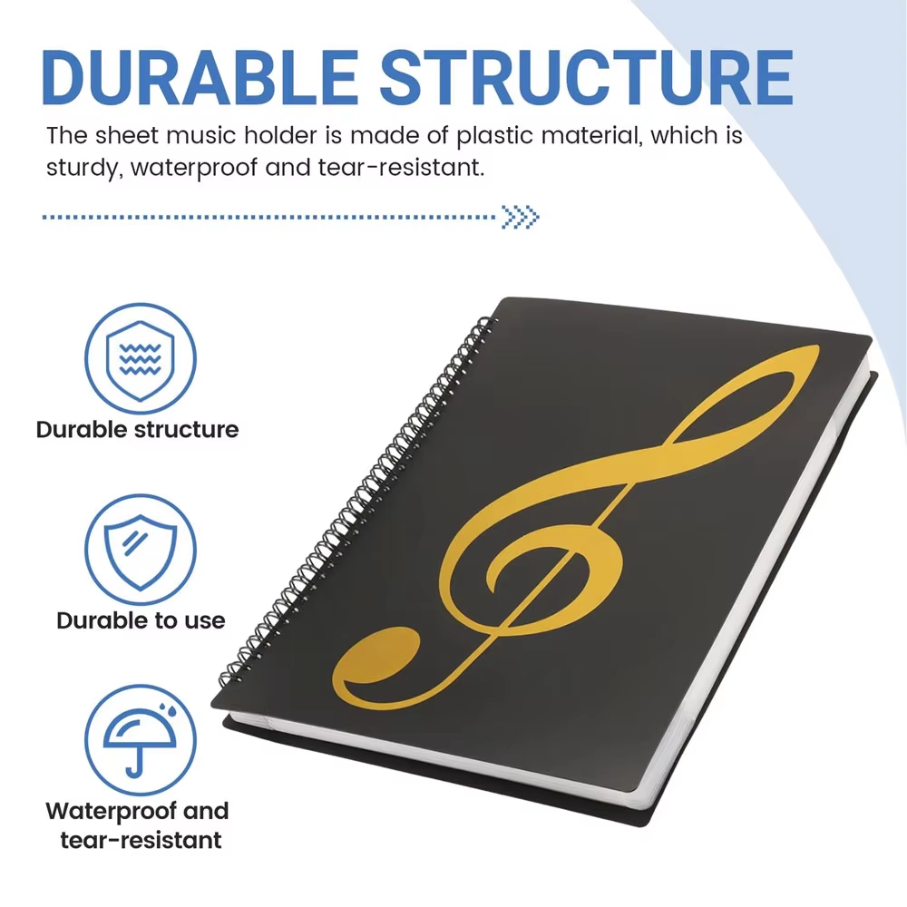 Flexible 40 Pages Piano Music  - Blank Sheet Music Notebook review and price