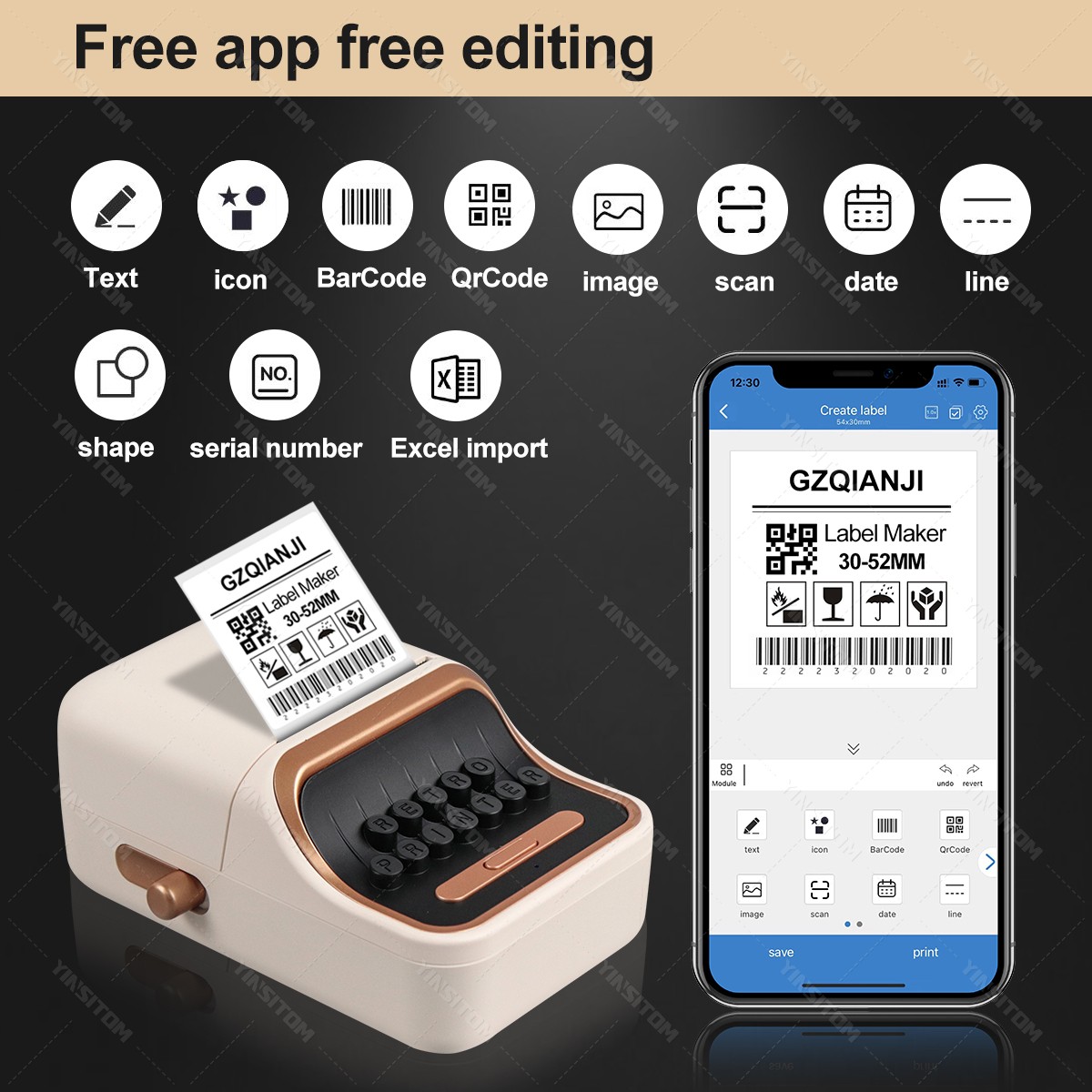 2inch Label Mini Printer Pocke - Mini Pocket Thermal Printer Paper Roll review and price