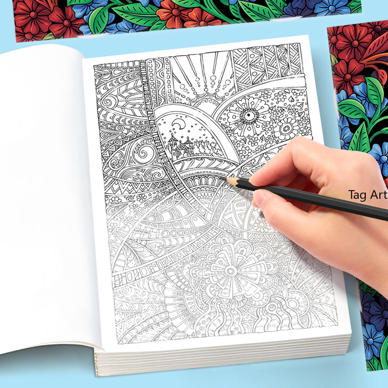 Adult Meditation, Stress Relie - Adult Coloring Book Stress Relief review and price