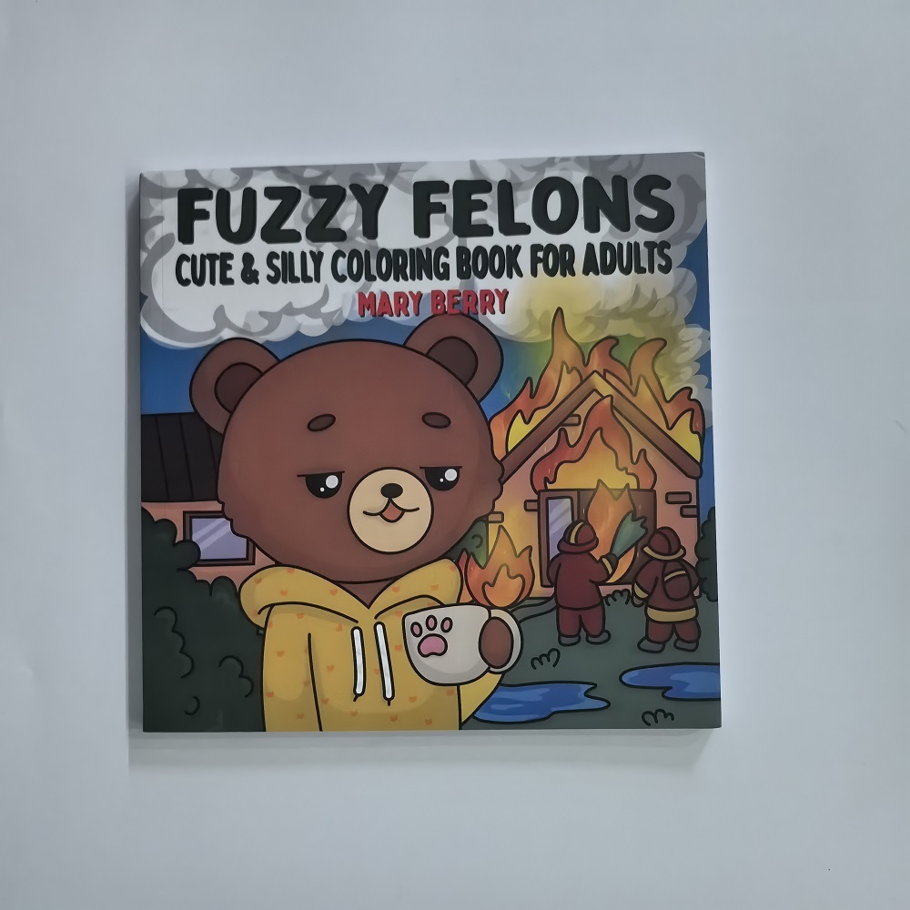 Fuzzy Felons Adult Coloring Bo - Adult Coloring Book Stress Relief review and price