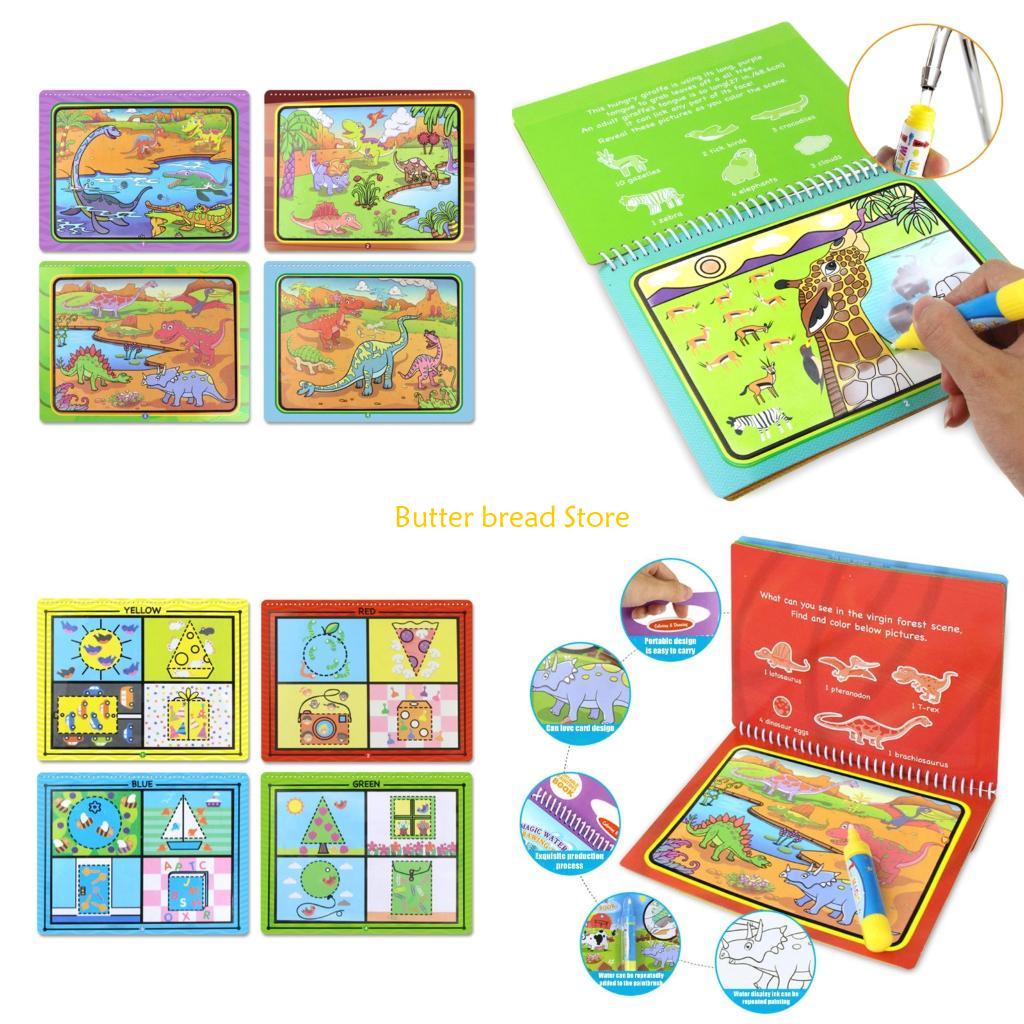 W89C Magical Water Drawing Pad - Reusable Water Magic Coloring Book review and price
