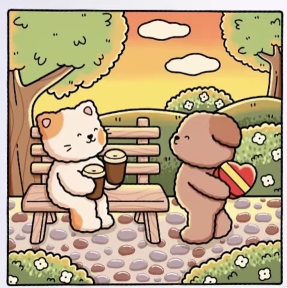 FUZZY IN LOVE Bold-easy Patter - Adult Coloring Book Stress Relief review and price