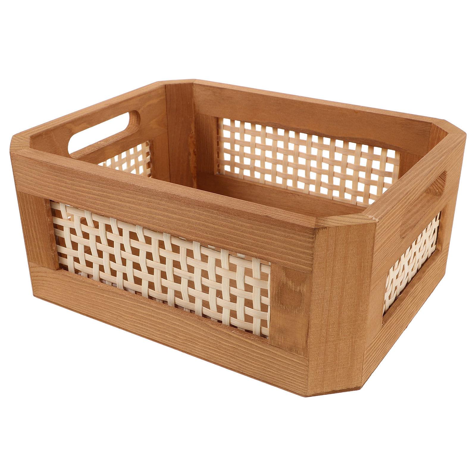 Retro Woven Rattan Storage Bas - Magazines review and price