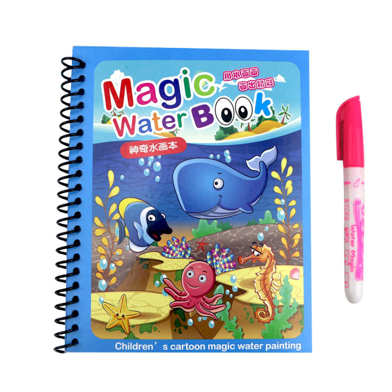 Hot Sale Reusable Magic Water  - Reusable Water Magic Coloring Book review and price