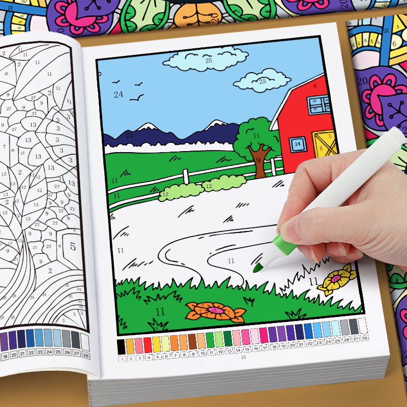 Color by Number for Adults Col - Adult Coloring Book Stress Relief review and price