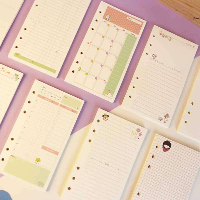 2026Colored A5 A6 Loose Leaf N - A5 Spiral Dotted Grid Notebook review and price