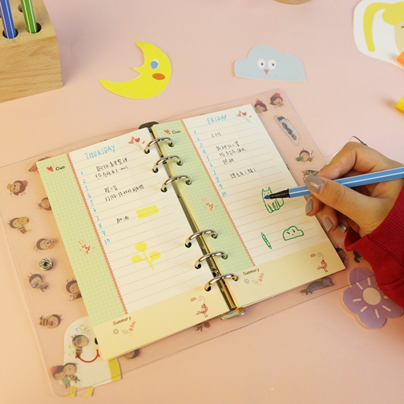 2026Colored A5 A6 Loose Leaf N - A5 Spiral Dotted Grid Notebook review and price