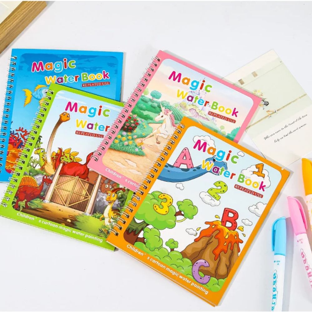 Magical Book Water Drawing Mon - Reusable Water Magic Coloring Book review and price
