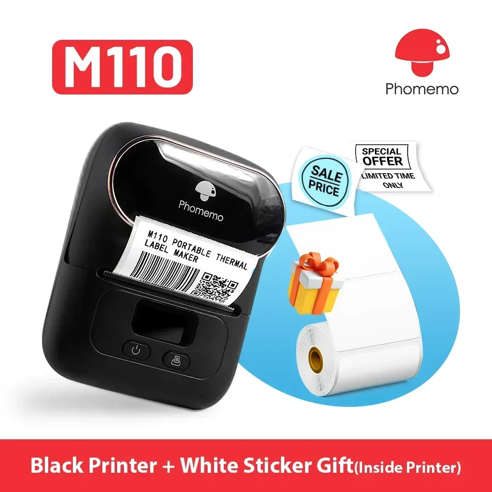 Phomemo M110 Mini Portable Pri - Mini Pocket Thermal Printer Paper Roll review and price