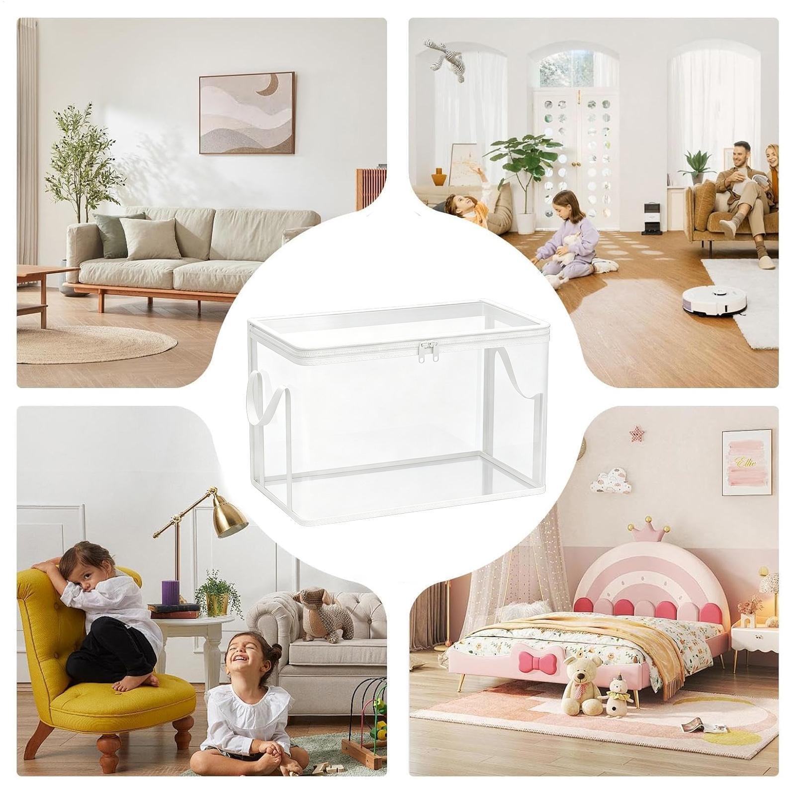 Toy Storage Bag Transparent Or - Books review and price