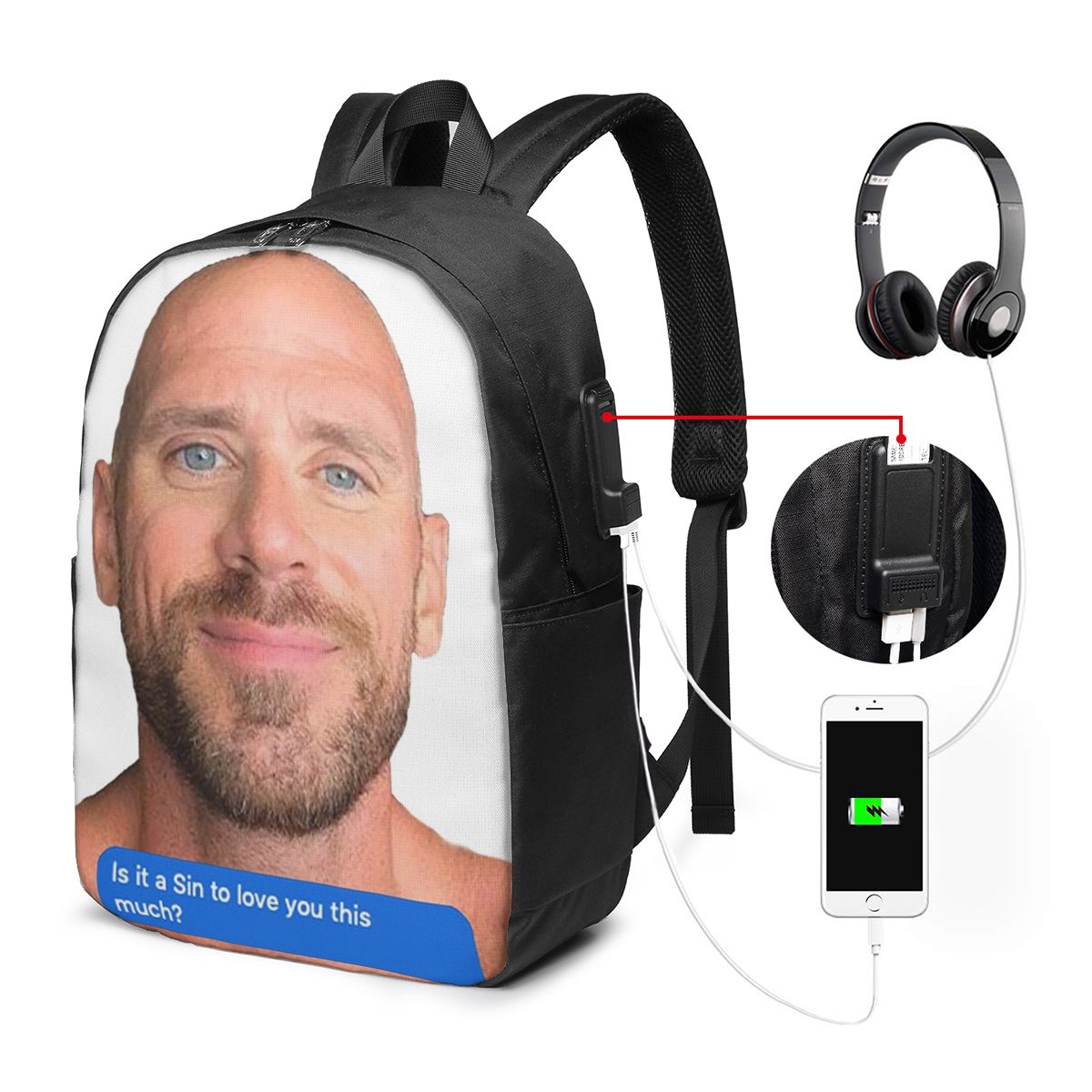 Johnny Sins Flirty Text Bubble - Books review and price