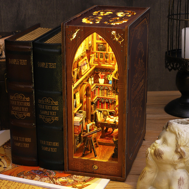 DIY Book Nook Shelf Insert Kit - Diy Wooden Book Nook Kit Shelf Insert review and price