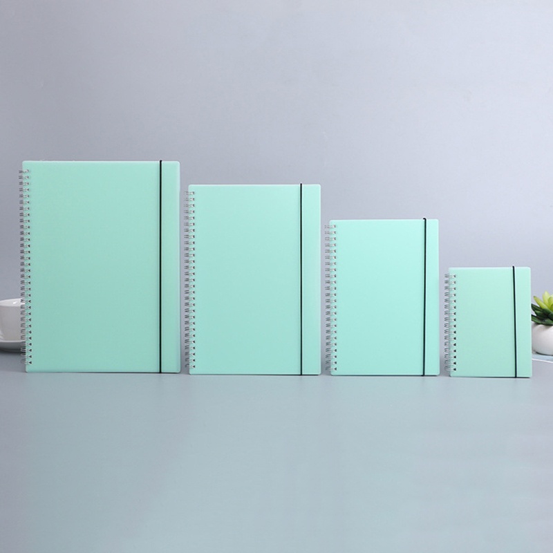 A6 A5 B5 A4 Green Spiral Book  - A5 Spiral Dotted Grid Notebook review and price