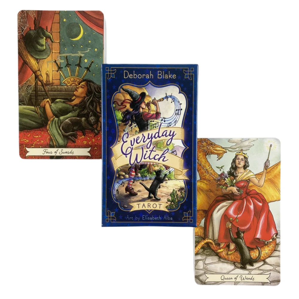 Everyday Witch Tarot Cards Dec - Tarot Deck With Guidebook review and price