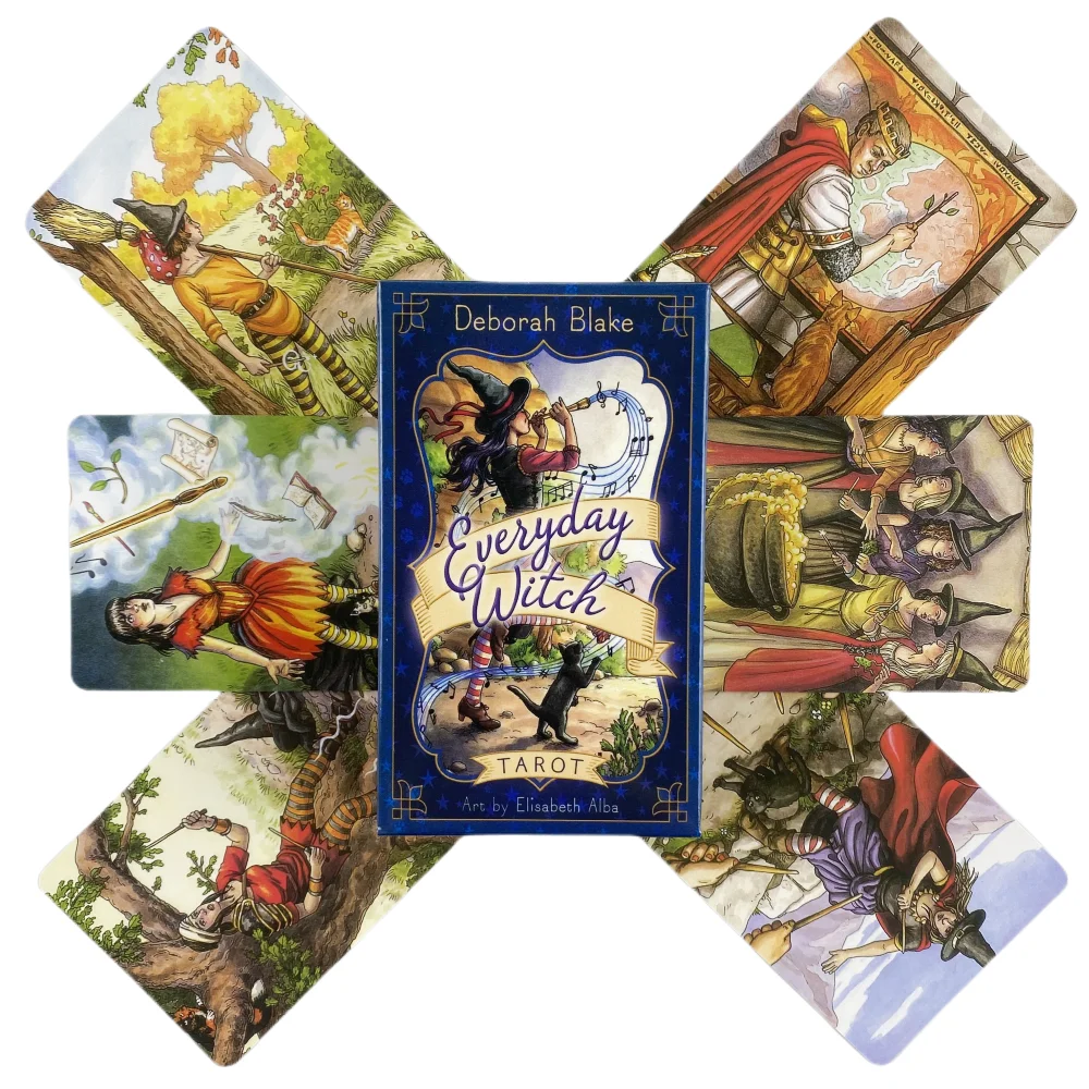 Everyday Witch Tarot Cards Dec - Tarot Deck With Guidebook review and price