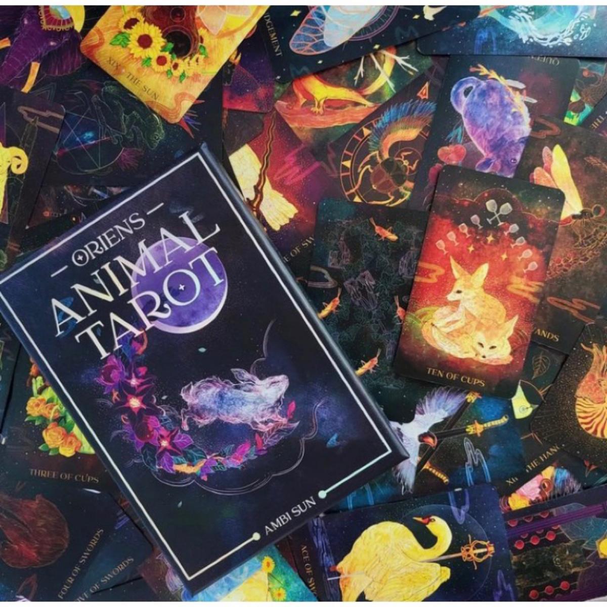 12x7 Cm Oriens Animal Tarot 78 - Tarot Deck With Guidebook review and price