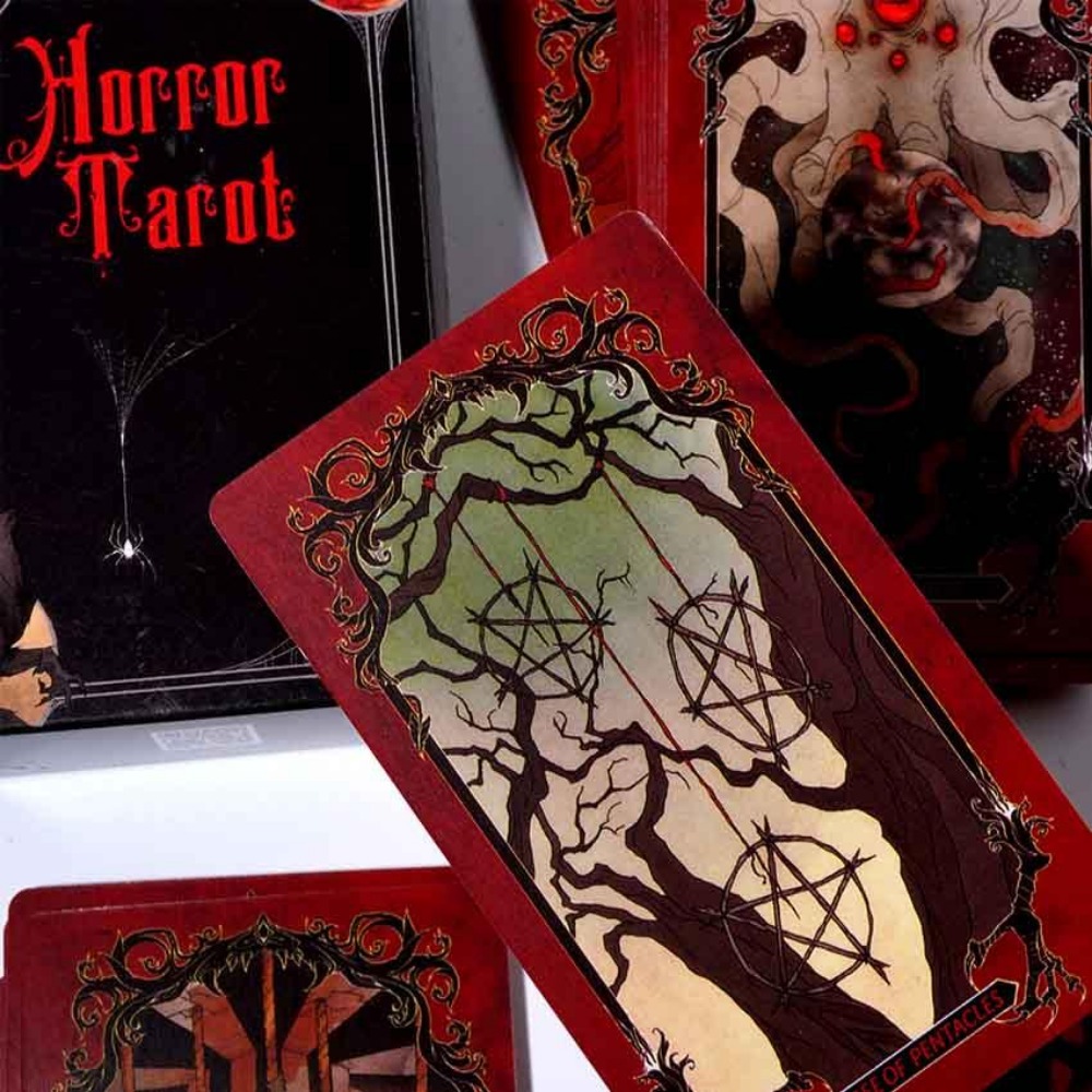 10.3*6cm Horror Tarot Deck Car - Tarot Deck With Guidebook review and price