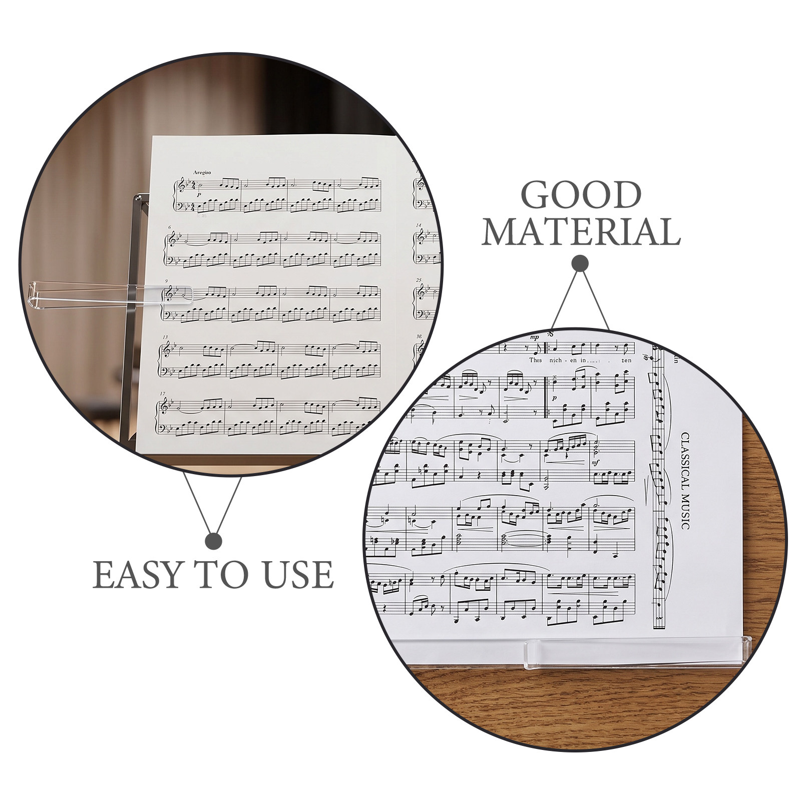 6 Pairs Music Book Page Holder - Clear Acrylic Book Stand Holder review and price
