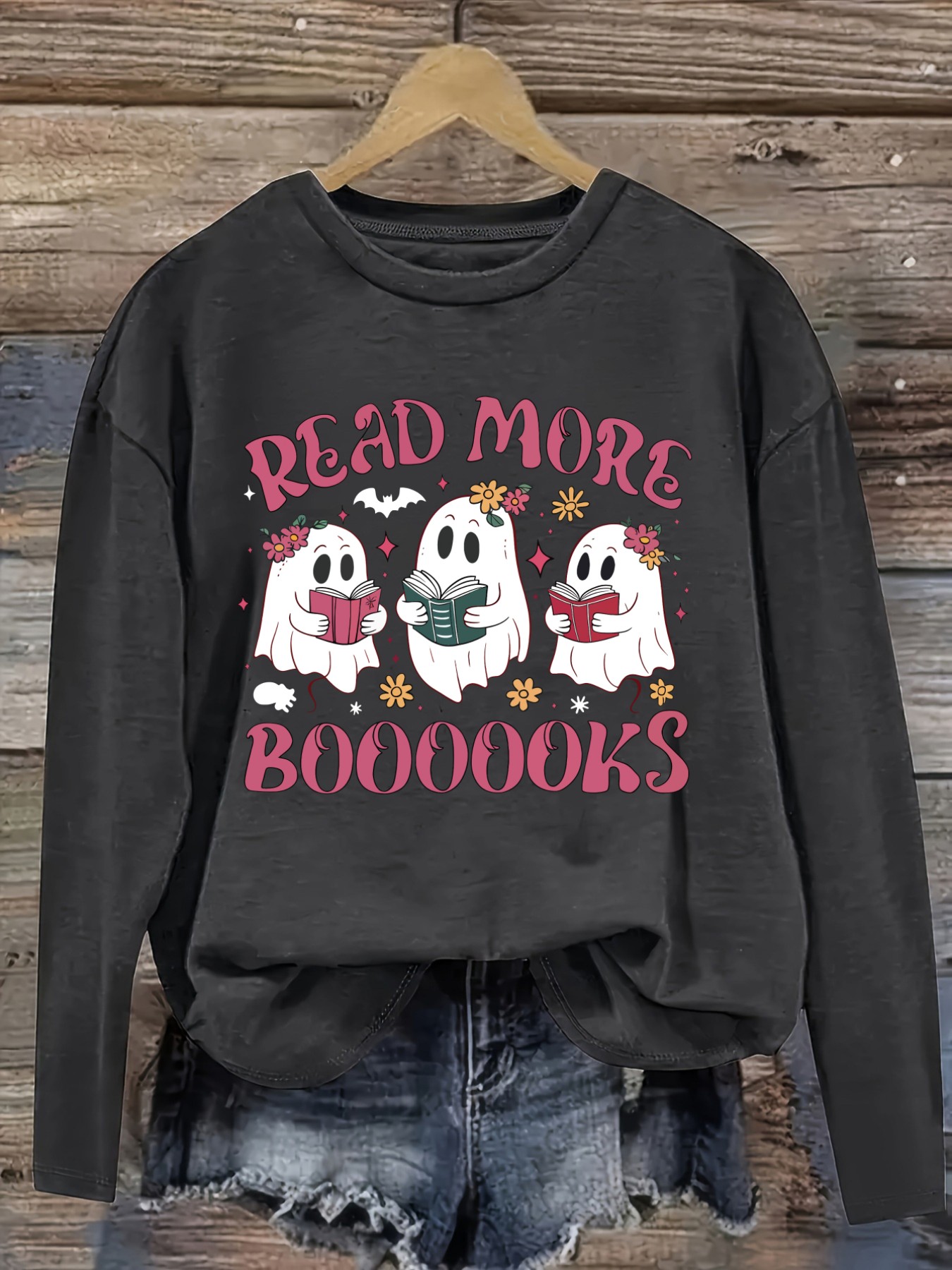 Women's Casual Long Sleeve Cre - Books review and price