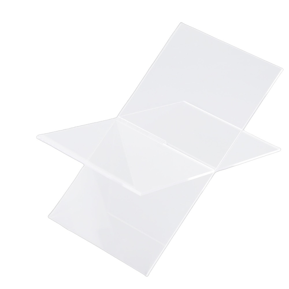 1set X-Shaped Design Acrylic B - Clear Acrylic Book Stand Holder review and price