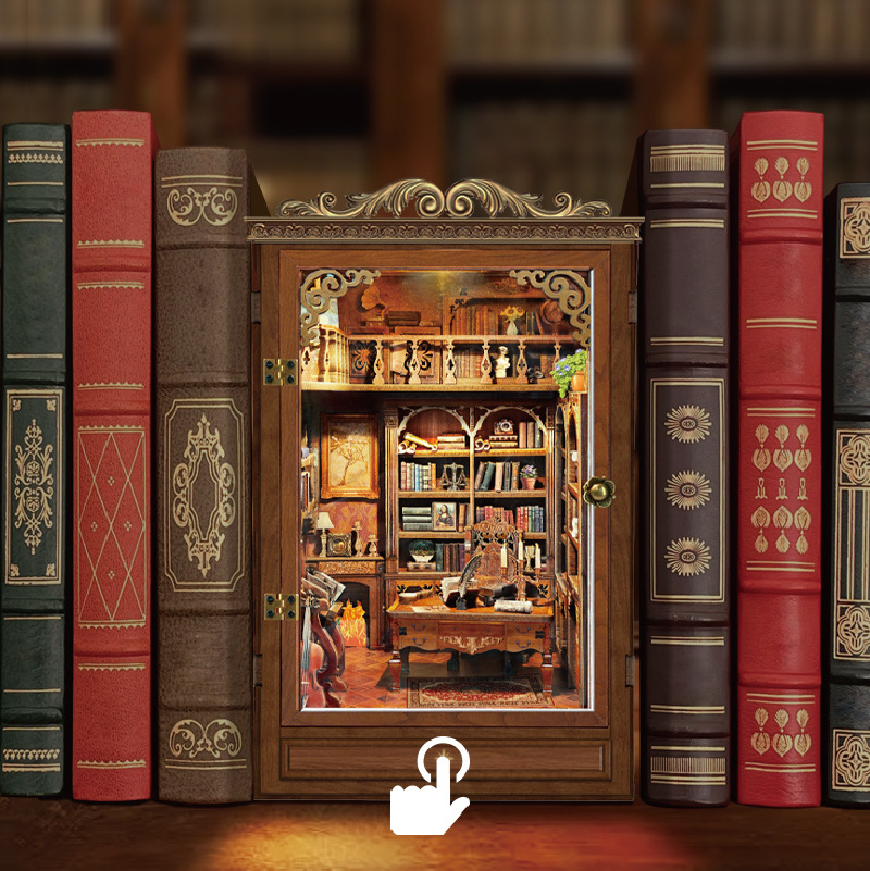DIY Book Nook Shelf Insert Tim - Diy Wooden Book Nook Kit Shelf Insert review and price