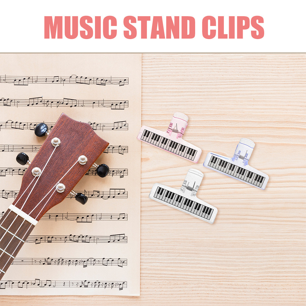 6Pcs Music Stand Clips Clear A - Clear Acrylic Book Stand Holder review and price