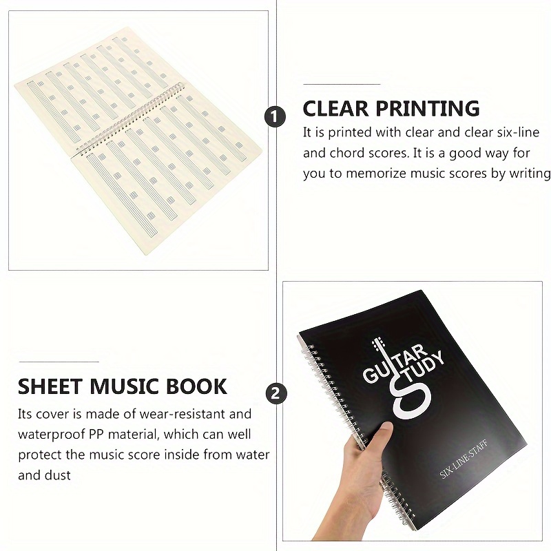 50 Pages Guitar Tablature Note - Blank Sheet Music Notebook review and price