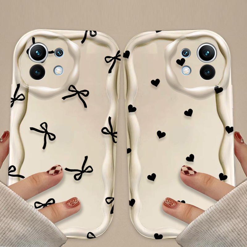 Black Bowknot love Heart Case  - Magazines review and price
