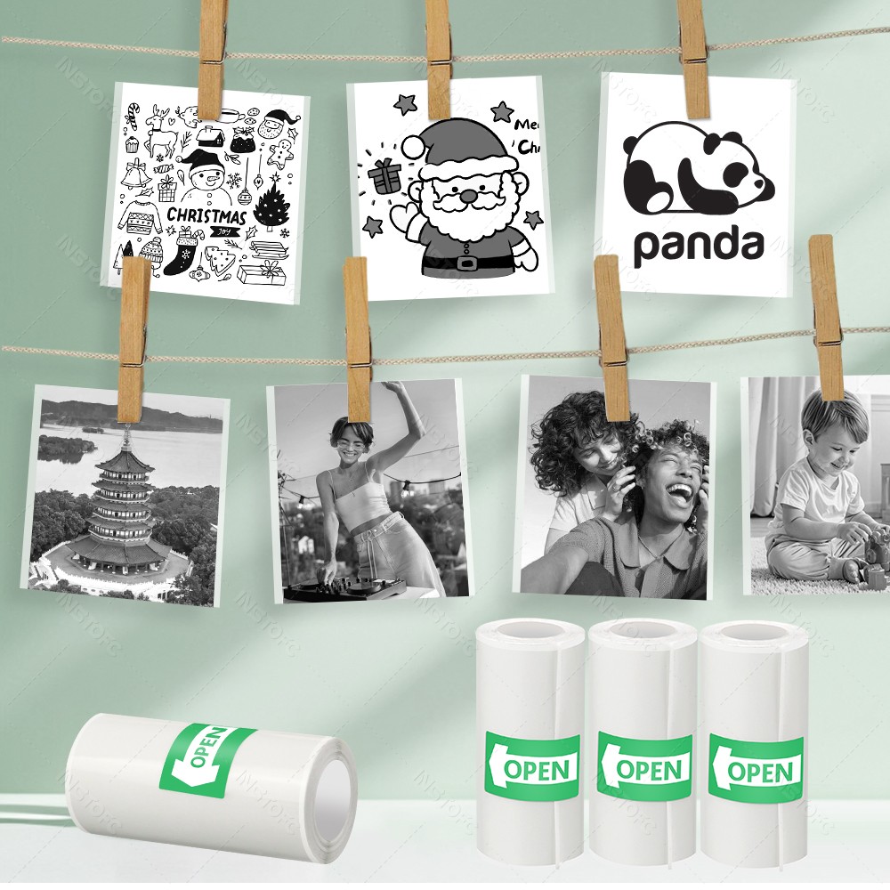 Printable Adhesive Paper 3~15  - Mini Pocket Thermal Printer Paper Roll review and price