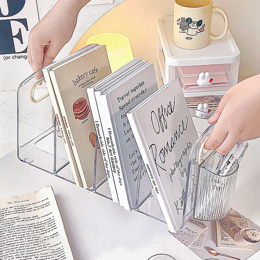 Portable Clear Acrylic Bookend - Clear Acrylic Book Stand Holder review and price